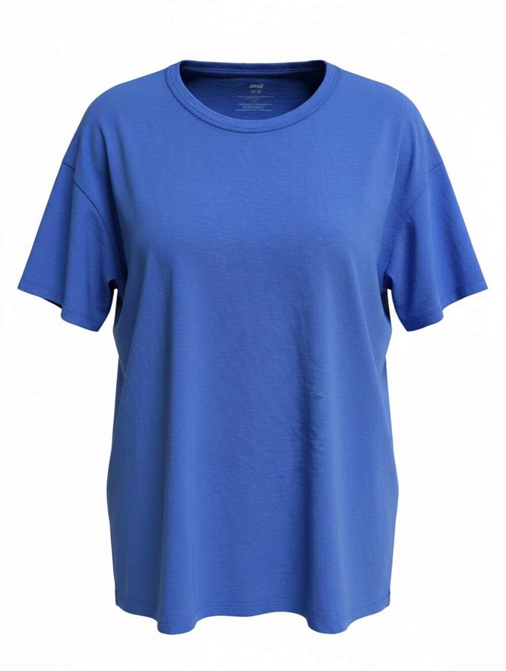 Aerie "Lived-In" Tee Slouchy Oversized Blue Cotton Shirt Size Medium